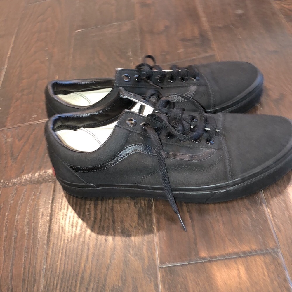 Vans mens black shoes size 11 1/2 - Picture 6 of 8
